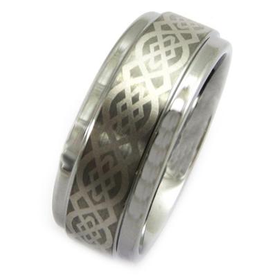 Metal Gray 'High Tech' Tungsten Ring
