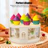 PP Cupcake Stand Automatic Rotating Cake Turntable Cupcake Display Stand  Cupcake Decorating