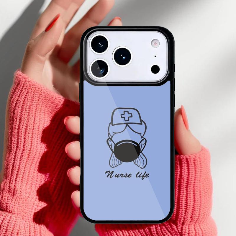 

Cute Nurse Girl Phone Case for iPhone 17 16 15 14 13 Pro Max Back Cover for 12 11 Pro Coque iPhone 13 Pro Max