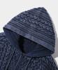 Dimiteulibeullaeg 2Way Heavyweight Cable Knit Zip-Up Hoodie_Pigment Navy