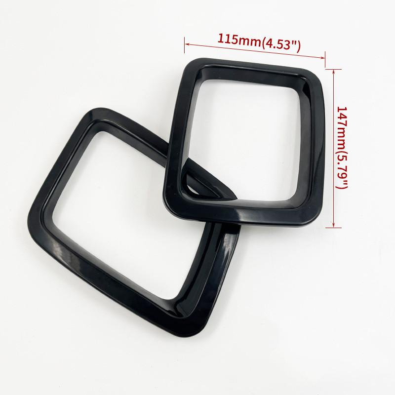 Grille erts ABS Front Grill Cover Exterior Accessories for Jeep Compass MP 2017-, Carbon Fiber Finish