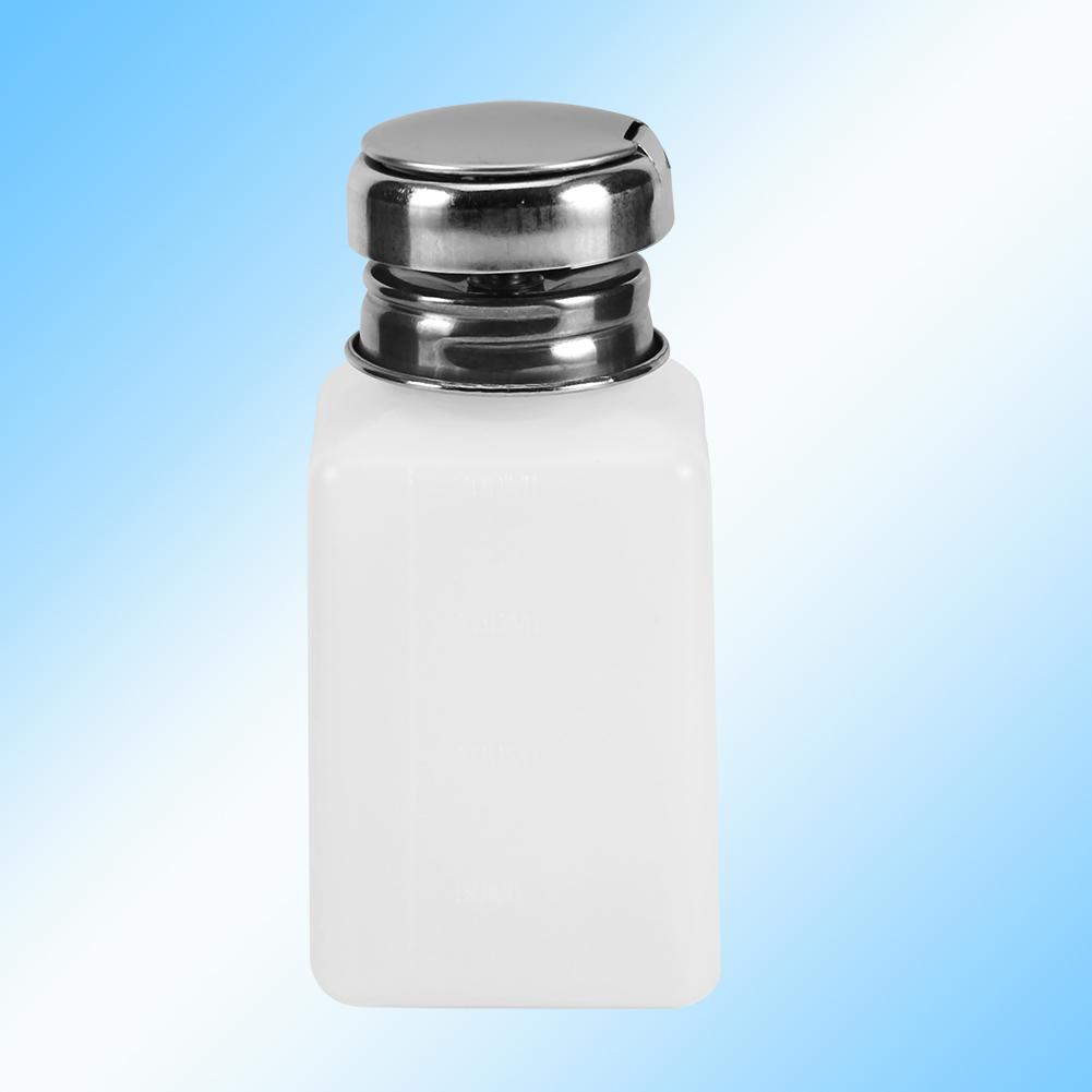 200ML Pump Dispenser Alcohol Polish Makeup Cleanser Liquid Remover Cleaner Empty Nail Bottle