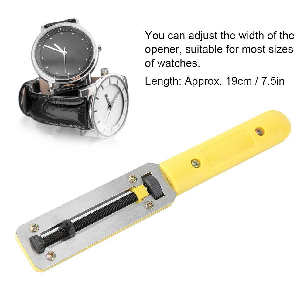 Professioneller verstellbarer Uhrengehäuseöffner Abdeckung Reparatur Schraubenschlüssel Abzieher Werkzeug