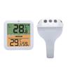 Solar Digital Pool Thermometer with RGB Light Solar Powered Floating Water Thermometer