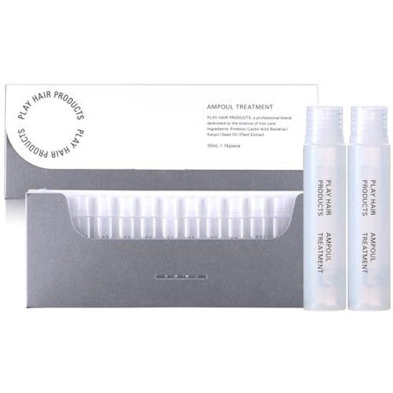 Salon-quality finishing Play Hair Products Ample Treatment Rinse-off Water (14 pieces 1 month supply)