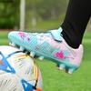 28-38 Kinder Fußballschuhe Jugend Lange Stollen Fester Klettverschluss Fußballschuhe Training Kinder Fußballschuhe