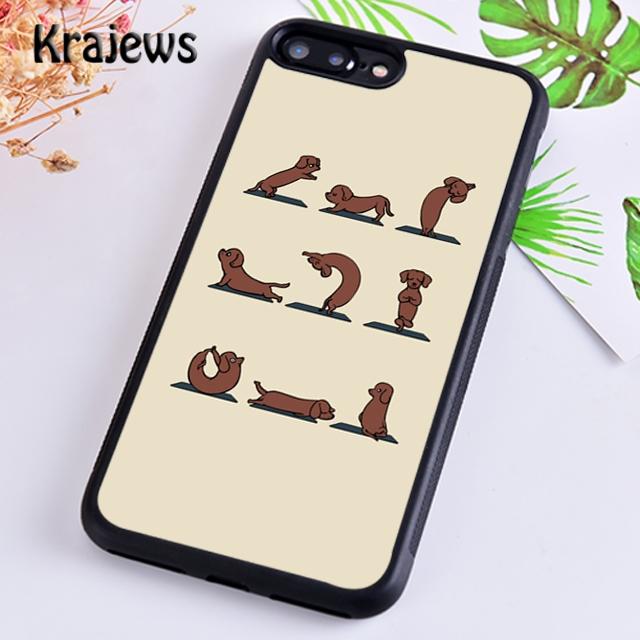 

Krajews Мягкий чехол-накладка для телефона с рисунком собаки таксы и воздушного шара для iPhone 14 5 6s 7 8 plus XR XS 11 12 13 pro max Samsung S21 S22ultra Plus iPhone 6plus