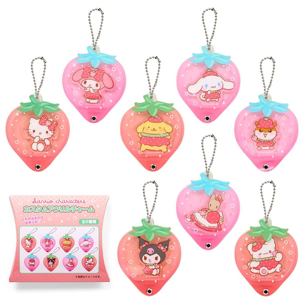 Sanrio Secret Custom Acrylic Charm Sanrio Characters 101532 (Strawberry Design)