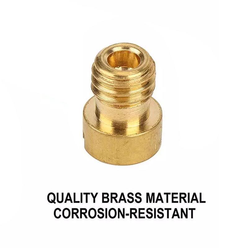 10pcs Pack of Carburetor Main Jet M6 6mm Thread For DellOrto BGM Motoforce PHNL/PHVA/PHBH/PHBL/PHBN/PHVB Carb Injector Nozzle