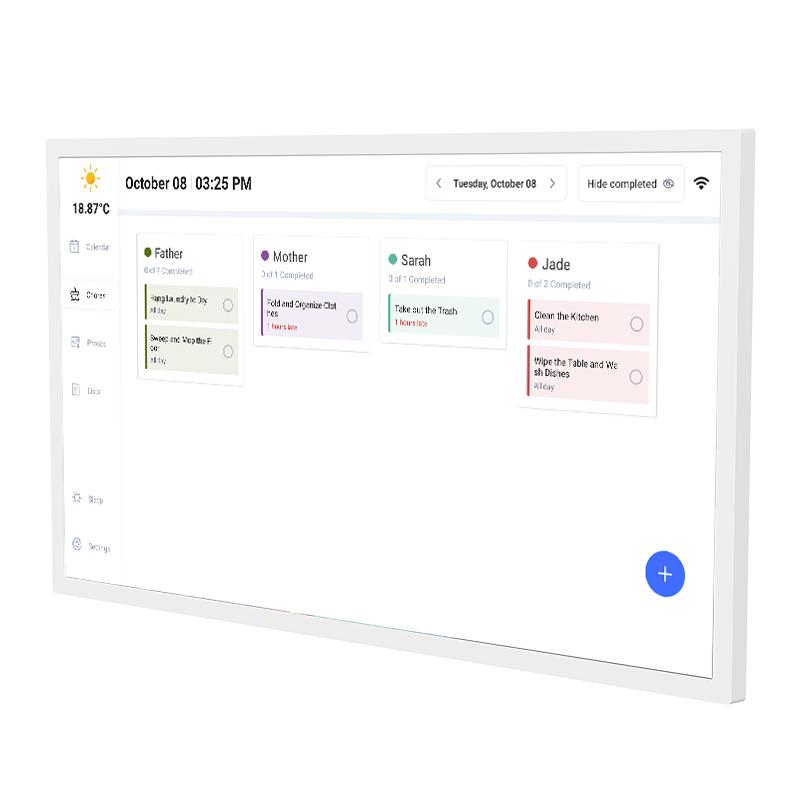 In Stock US Warehouse 10.1 Inch Digital Calendar (White,10.1 YZ-calendar&Us Plug) белый
