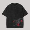 Geto Suguru Graphic T-shirt Jujutsu Kaisen Anime Vintage Washed Oversized T Shirt Men Women Clothing Polyester Short Sleeve Tees