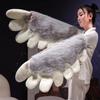 Role Play Girl Plush Animal Wings Furry Dress-Up Wings Costume  for Halloween Party