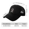 Repeat Yoga Cats Whimsical  Inspired Feline Pose Art Design Mesh Baseball Cap