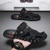2025 Summer Leather Cowhide Sandals Men's Plus-size Sewing Casual Sandals Everything Outdoor Beach Holiday Flip-flops