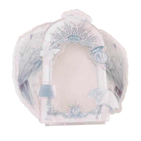 

Настольный дисплей Изысканный Экологичный DIY Хранение 3-дюймовый держатель для фотографий Украшение Фоторамка Украшение белый