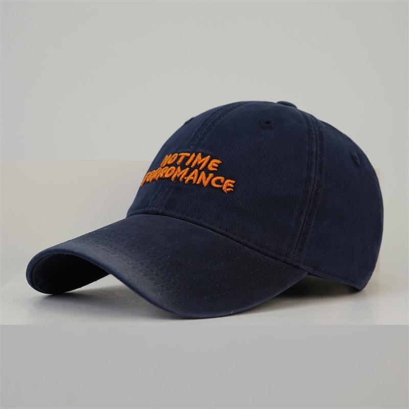 Letter Embroidery Baseball Cap Unisex Sunshade Cap тёмно-синий
