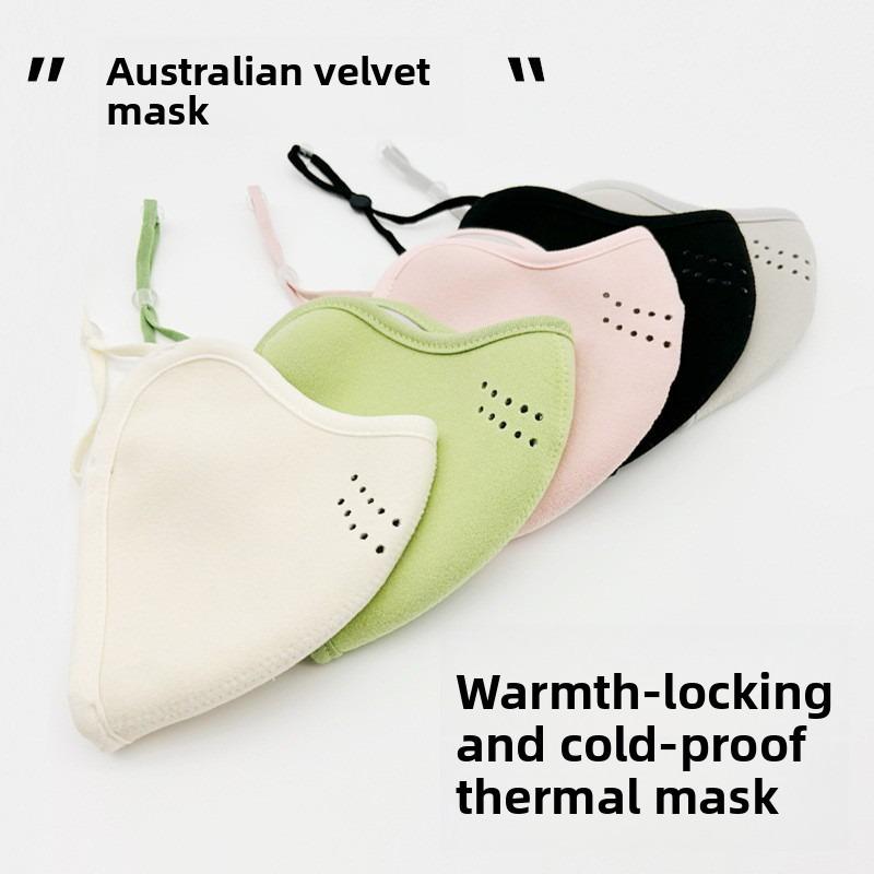 Winter Warm Mask, Three-dimensional Outdoor Thickened and Fleece Windproof Cycling Eye Protection Corner Cold-proof Face Mask