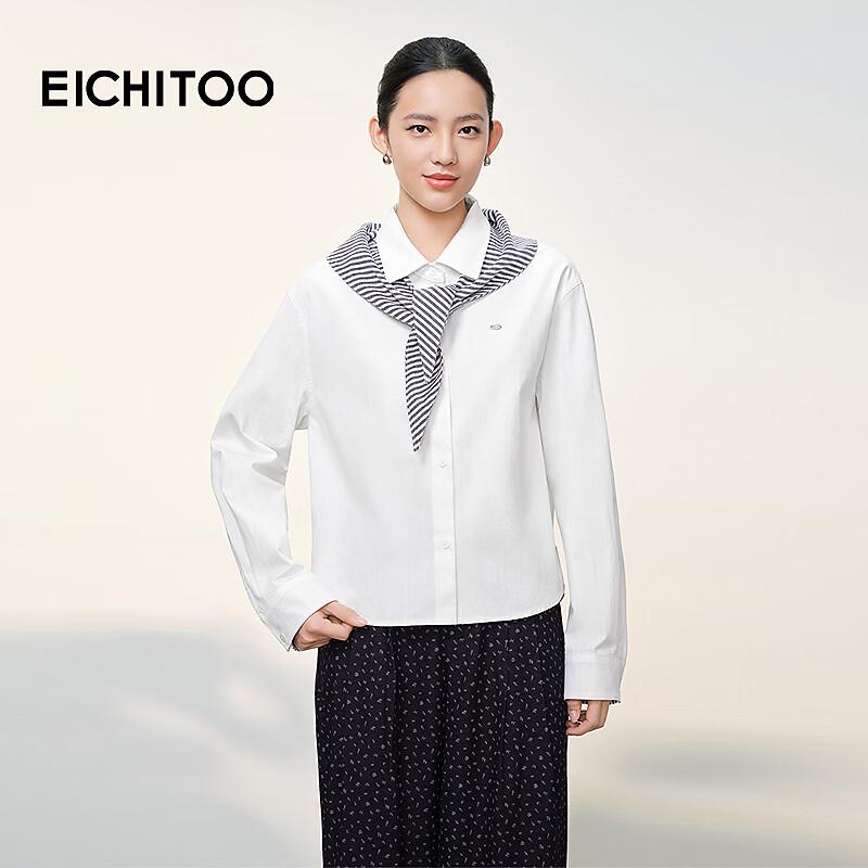 EICHITOO Women s Casual Striped Scarf Top M