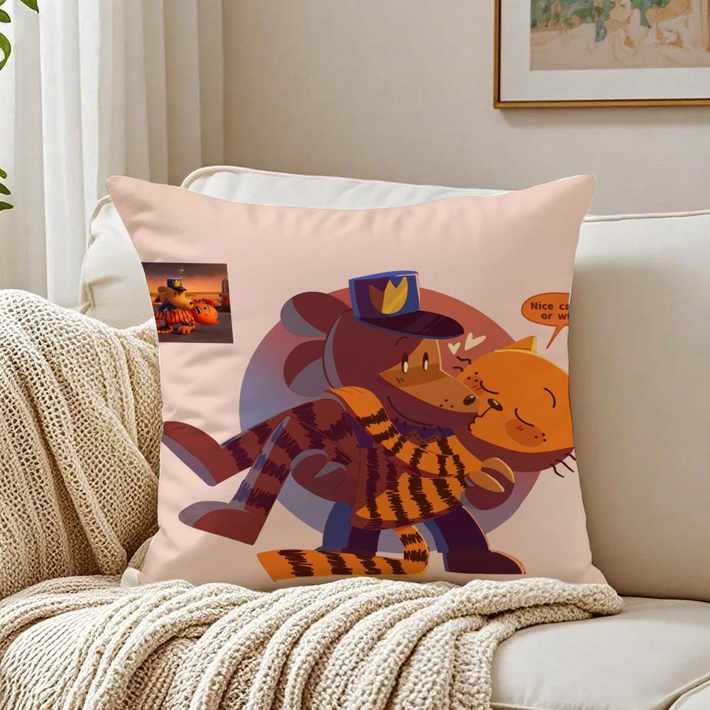 Funny Heroic American Comic DDogman Cushion Cover Pillowcase Antidustmite living Room Sofa Decor Cushion Room