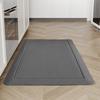 Nordic Style Home PVC Thickened Kitchen Floor Mats Household Waterproof and Oil-proof Thickened Leather Floor Mats Easy To Care For