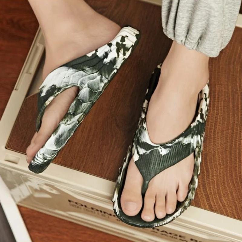 Fashion Sandals Man Shiatsu Outdoor Beach Flip Flops Shoes Rubber Cheap Liquidation Mascullino Designer Luxury Eva Pvc Slippers for Men