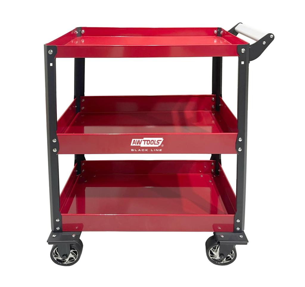 Awtools Wózek Warsztatowy Metalowy 3 Poziomy 100Kg