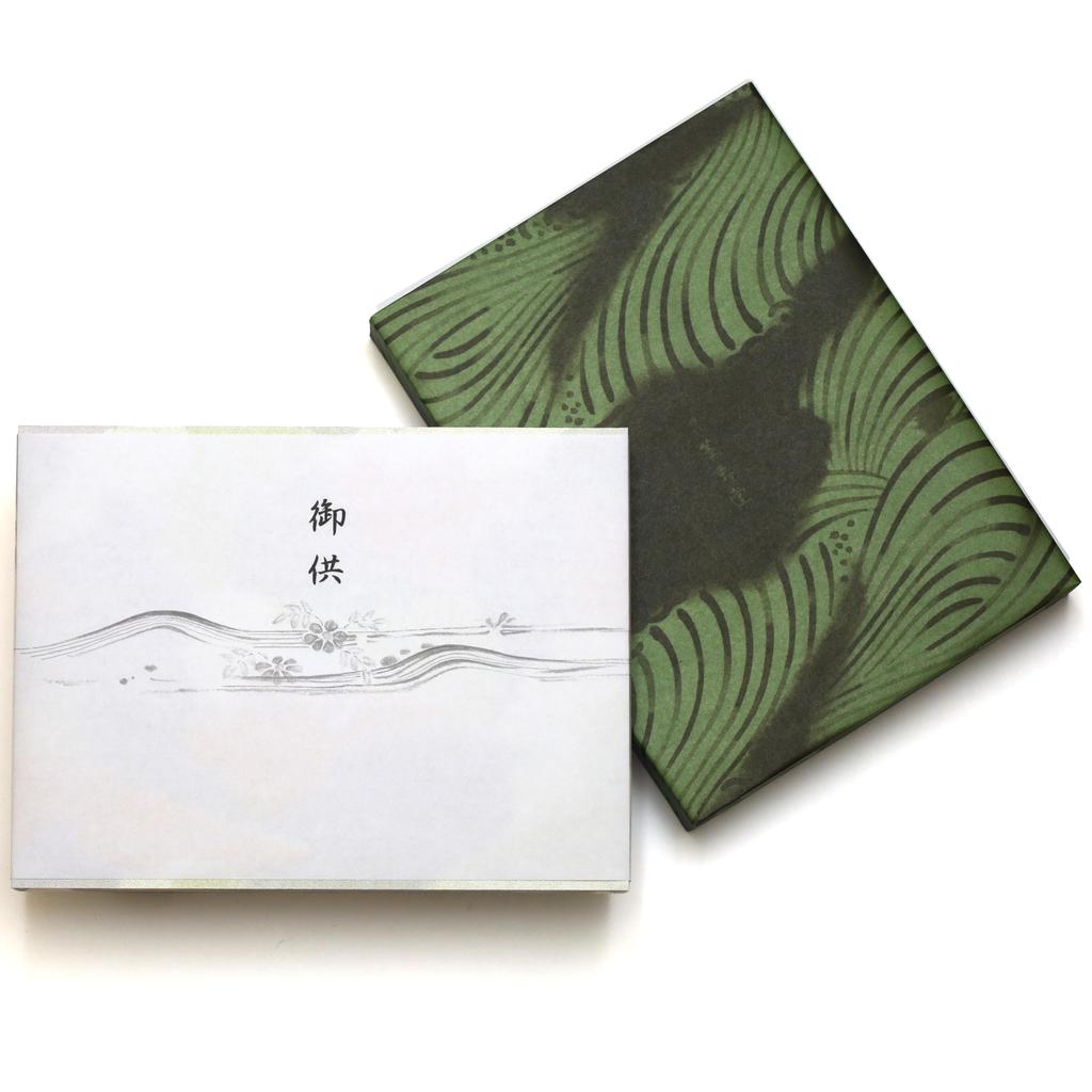 First Bon Festival Incense, Gift Set [Four Flower Fragrances, Sandalwood, with Inner Wrapping], Sympathy Gift for the 49th Day or First Anniversary