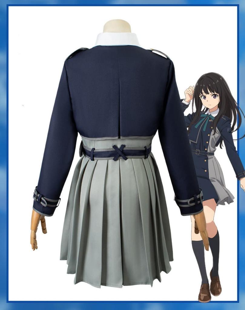 COSSA Licorice Recoil Senzoku Nishikigi Takina Inoue Cosplay Costume Cosplay Uniform Adult Event Takina Inoue Wig Costume Takina Inoue (S, + Wig)