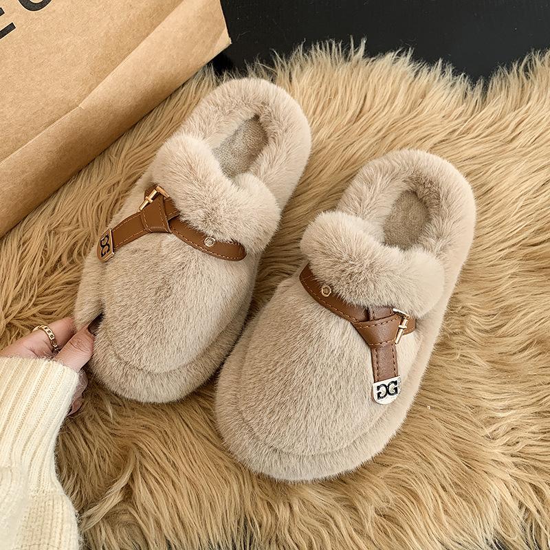 

Женские шлепанцы на толстой подошве, летняя обувь 2025, новые модные плюшевые шлепанцы от интернет-знаменитости с плюшевой надписью 40 хаки