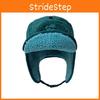 Gorro de Inverno Fofo Bordado de Veludo Quente com Abas para Orelhas para Homens Mulheres Outdoor