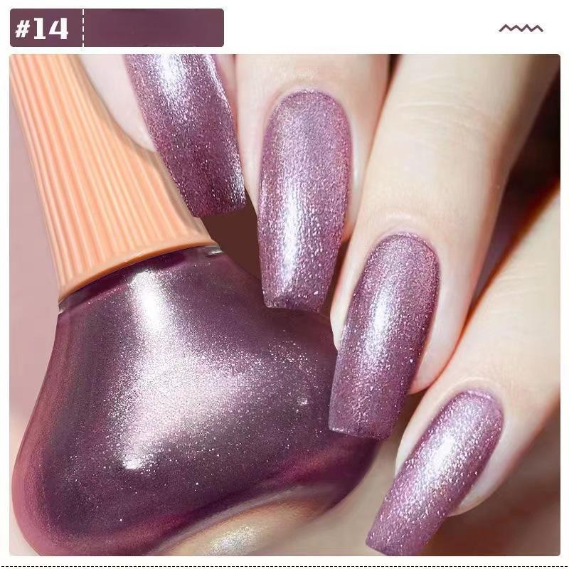 Nail Art Populaarne piimvalge küünelakk Kiiresti kuivav kauakestev lakk matt pärlmutterlaser-särav küünelakk Mark