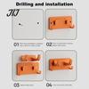 Wall Mounted Organizer for Hammers Mount Garage Tool Organizer, Heavy Duty ABS Compact Storage Bracket, Weather Space Saving Hooks Resistant