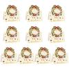 Yousheng 10 Pcs Christmas Greeting Card Gold Stamping Blank Xmas Postcards 3.9 X 5.3 Inch Merry Christmas Cards for Friends Family