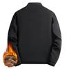 Winter Fashion Trend Windproof Jacket Men's Casual Relaxed Comfort Plus Fleece Thickened Warm Coat