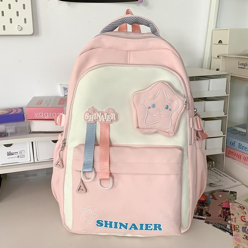 Schoolbags Children Elementary School Girls Junior High School Students High Value Ins Style Two Piece Backpack