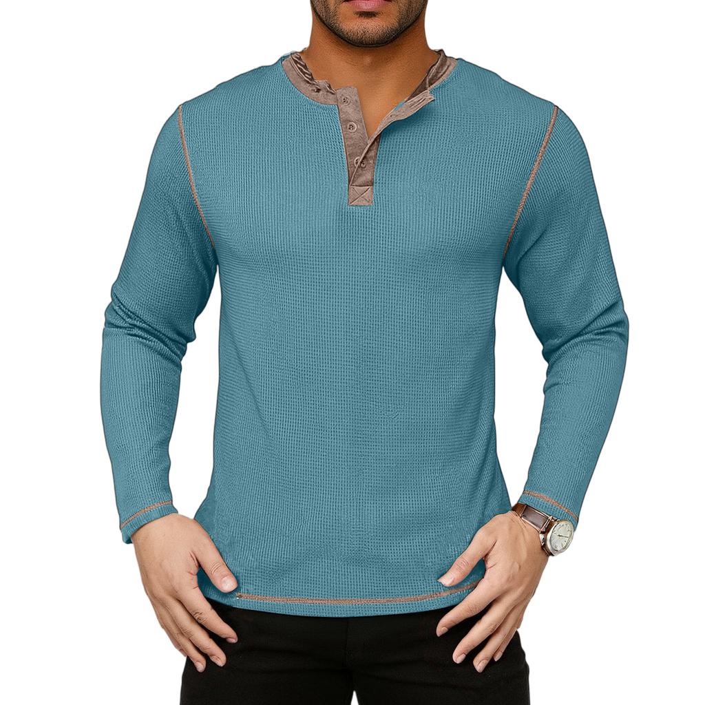 Men's  Leisure  Retro  Waverg  Long  Sleeves  Upper Garment