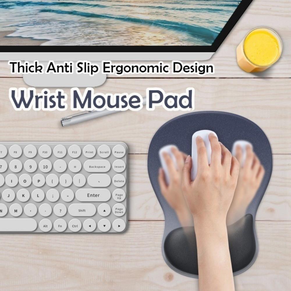 Ergonomic Mouse Pad Anti-slip Hand Support Pad Comfortable Computer Wrist Pad  Laptop