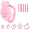 2026 Male Penis Chastity Cage Set Small Chastity Cage 5 Cock Rings With Urethral Sound Plug Penis Bondage Slave Man Sex Toy