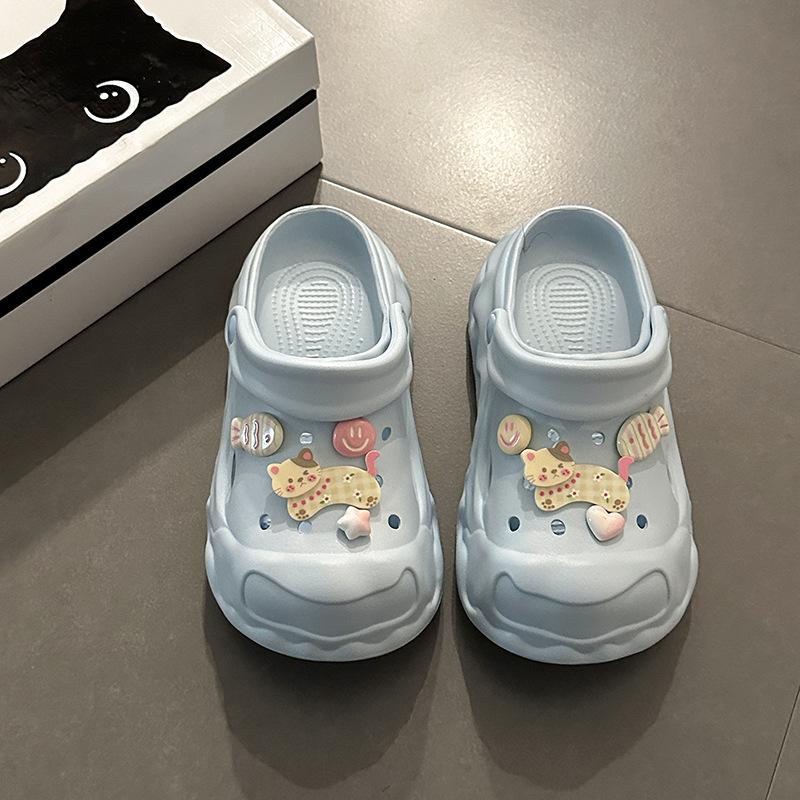 

Новые модные и универсальные женские сабо с откидным верхом 40 синий