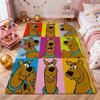 Scoobydoo Mystery Inc Gang Adventure Indoor Rug Nonslip Easyclean Carpet For Living Room Bedroom Hallway Home Decor Birthday Gift