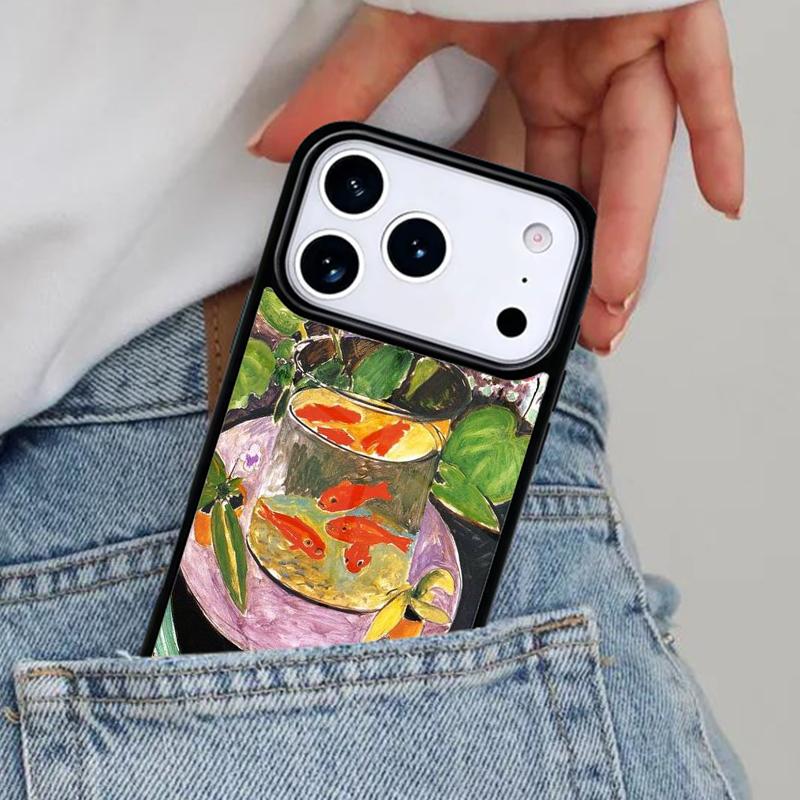 Henri Matisse Art Painting Phone Case for iPhone 16e 15 14 13 12 17 Pro Max Plus Air 17pro Cover Coque