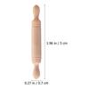 8 Pezzi Mini Mattarello di Legno Giocattolo Per Sviluppo Intelligenza Educativa Creatività Piccolo Bastone da Rotolamento Miniatura Accessorio da Cucina