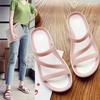 Fashion 2025 Summer Slippers Womens Jelly Shoes Ladies Flat Beach Shoes Casual Sandals Comfort Non Slip Flip Flops Female Slides Zapatos