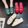 Women's Thick-Soled Non-Slip Wedge Flip-Flops: New Style, Wear-Resistant Sandals for Outdoors & Home