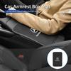 TEP3   Car Interior Armrest Box Cover Console Ice Silk Booster Storage Pad For Mercedes Benz AMG A C E Class W201 W210 W108 W204 W205 W