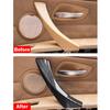Carbon Fiber Matte Black ABS Inner Interior Door Panel Pull Handle Cover for BMW E90 E91 3-Series Sedan, Wagon 2005-2012