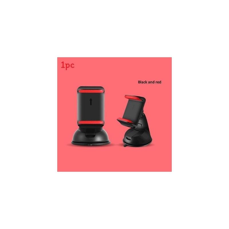 Universal Car Mount Holder With Pu Gel Suction Cup 360 Degree Rotation For Dashboard Use