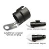 Trailer Plug Holder, Parking Cover, Hanger Plug Holder, Trailer Plug for 7 Pin and 13 Pin Plug Upgraded Plastic Cover
