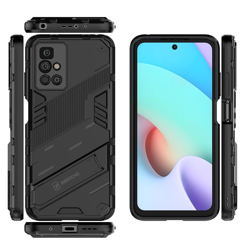 Holder Case For Xiaomi Redmi 10 2022 Cover For Redmi 10 2022 Capas Kickstand Shockproof Back Cover For Redmi 10 2022 10 Fundas