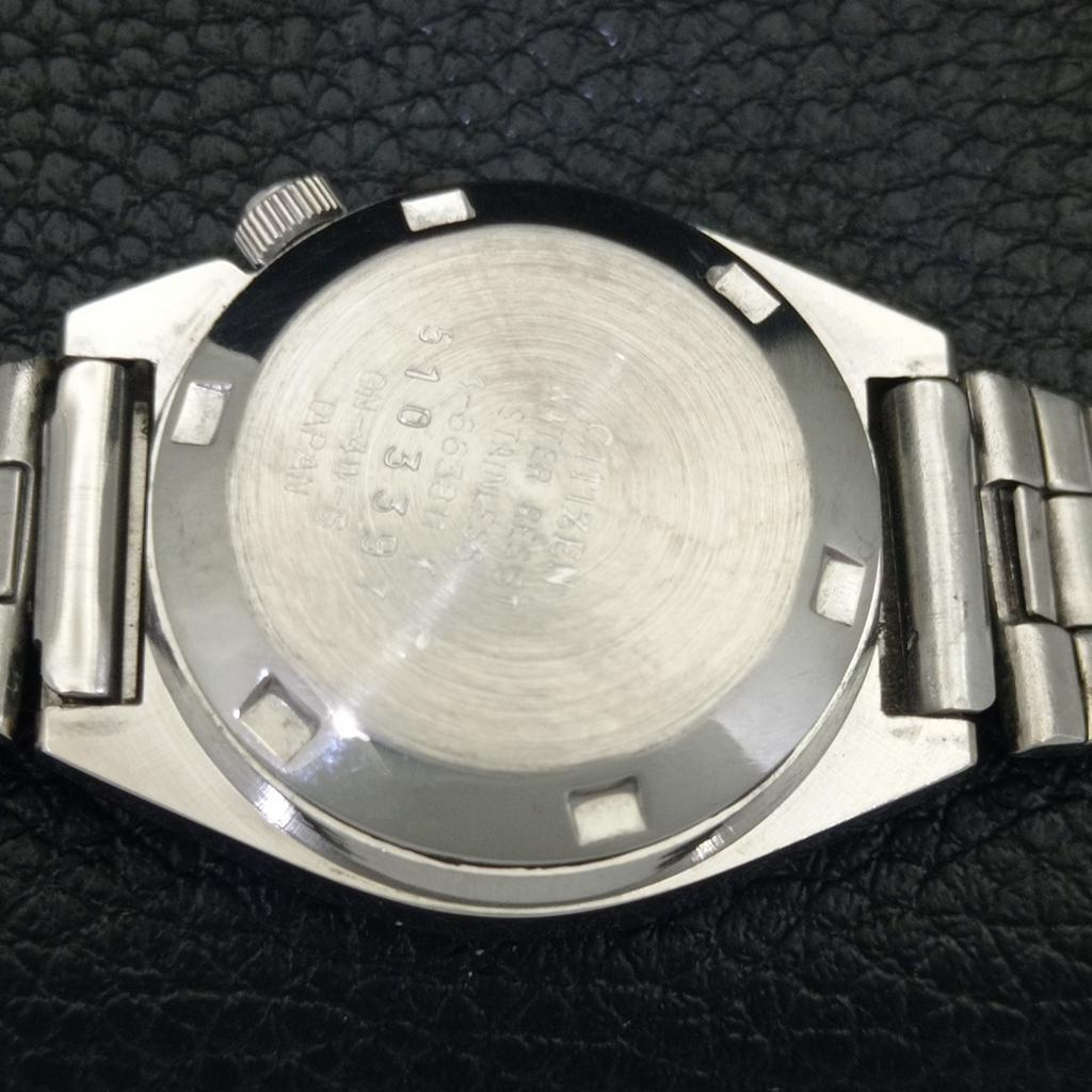 VINTAGE CITIZEN AUTOMATIC 6651A JAPAN WOMENS ORIGINAL DIAL WATCH A704232-1